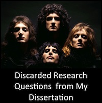 Discarded Research Questions from My Dissertation: A Non-Exhaustive List