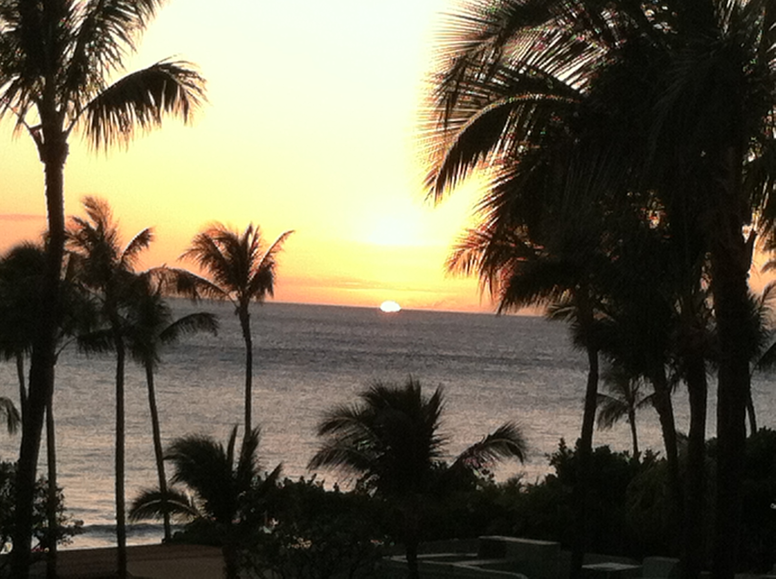 Sunset on Ka'anapali Beach, Maui