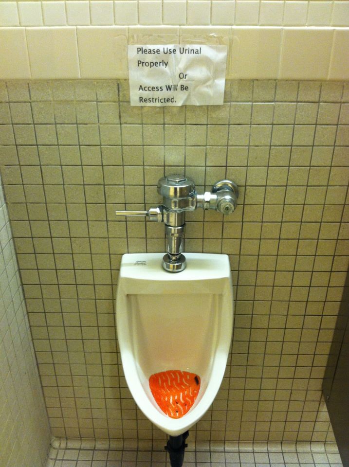 "Please Use Urinal Properly, or Access Will Be Restricted"