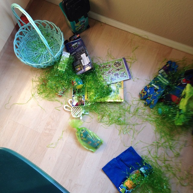 Demolished Easter Basket